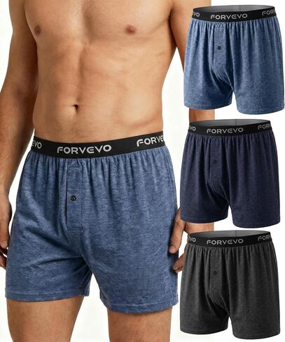 3 Pack Mens Merino Wool Underwear,Breathable Wool Boxer Briefs,Comfortable Moisture Wicking Underwear for Men in Saudi Arabia