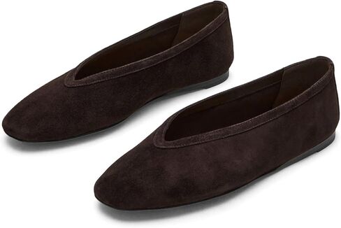 KISSASA Ballet Flats Shoes for Women Closed Square Toe Ballerina Shoes Slip on Work Office Casual Comfortable Dressy Flats in Saudi Arabia