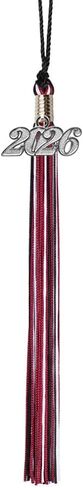 Graduation Tassel - Silver Charm - 3 Color, 2026, Blue/Orange/White in Saudi Arabia