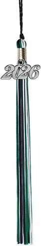 Graduation Tassel - Silver Charm - 3 Color, 2026, Blue/Orange/White in Saudi Arabia