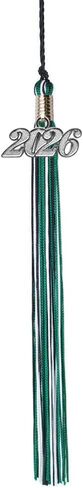 Graduation Tassel - Silver Charm - 3 Color, 2026, Blue/Orange/White in Saudi Arabia