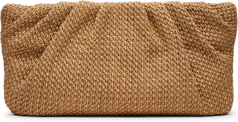 Steve Madden womens Steve Madden Palomaa Pleated Raffia Clutch in Kuwait
