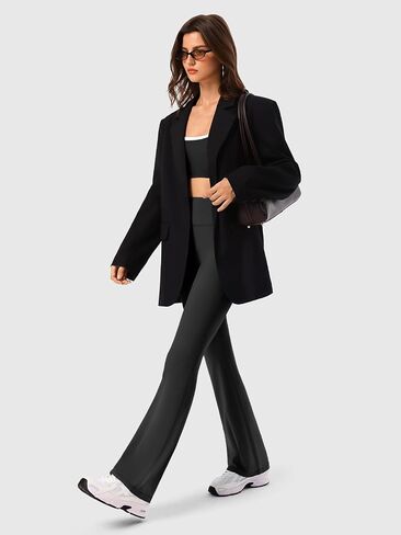 Workout Yoga Leggings with Butt Scrunch,Women Seamless Flare Pants,Pilates Gym Outifits, Booty Lifting High Waist in Saudi Arabia