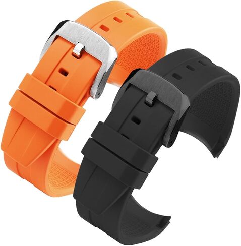 22mm Silicone Watch Bands for Tissot T120417 T120407 Quartz Dial Rubber Sport Men Watch Strap Watchband Waterproof (Color : 10mm Gold Clasp, Size : 22mm) in Saudi Arabia