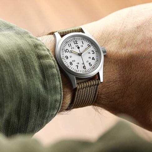 WatchGecko RidgeFlex British Military Watch Strap, Multi Colours, 20mm, 22mm in Saudi Arabia