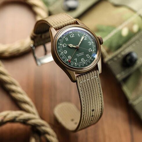WatchGecko RidgeFlex British Military Watch Strap, Multi Colours, 20mm, 22mm in Saudi Arabia
