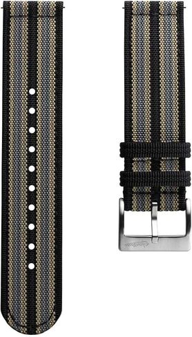 WatchGecko RidgeFlex British Military Watch Strap, Multi Colours, 20mm, 22mm in Saudi Arabia