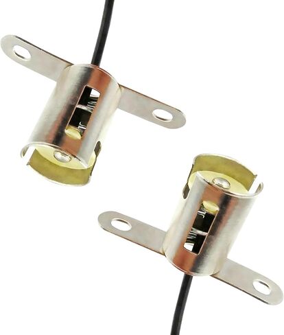 2PCS Car Light Bulb Socket, BAY15D 1157 Bulb Socket Holder, Turn Brake Light Lamp Socket Adapter, Snap-in 1157 Light Bulb Socket Holder with 2 Wire Connectors for Car, Truck, Car Accessories in Saudi Arabia