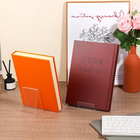 20 Pack Acrylic Book Stand 3x4 Inch Clear Easel Stand for Displays, Book Display Holder, Display Stands for Album, CD, Magazine, Postcard, Picture, Plate, Artworks, Phone, Tablet in Saudi Arabia