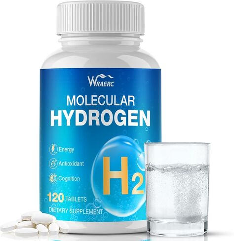 Hydrogen Water Tablets with Magnesium -12 PPM Hydrogen Tablets for Drinking Water Molecular Hydrogen Water H2 Tabs Supplement for Cognitive Cellular Health in Saudi Arabia