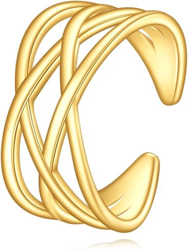 GEHN 14k Solid Gold Celtic Ear Cuffs Real Yellow Gold Celtic Knot Clip On Earrings Non Piercing Earrings Irish Jewelry for Women Wife Mom （Only 1 PCS ） in Kuwait