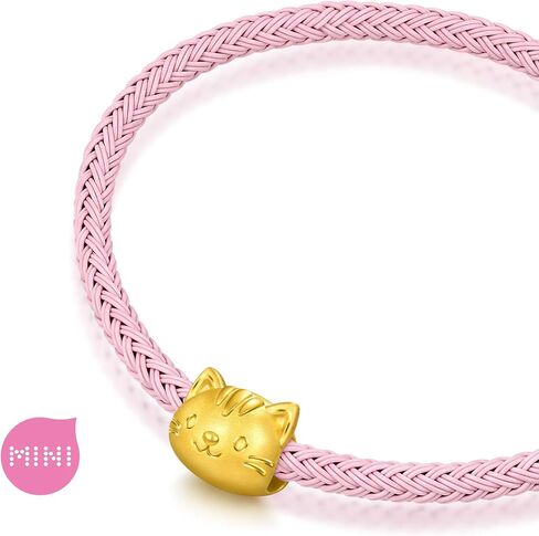 CHOW SANG SANG 999 Gold Charme Kitty Cat Charm Bracelet for Women & Men 17cm 96350C in Saudi Arabia