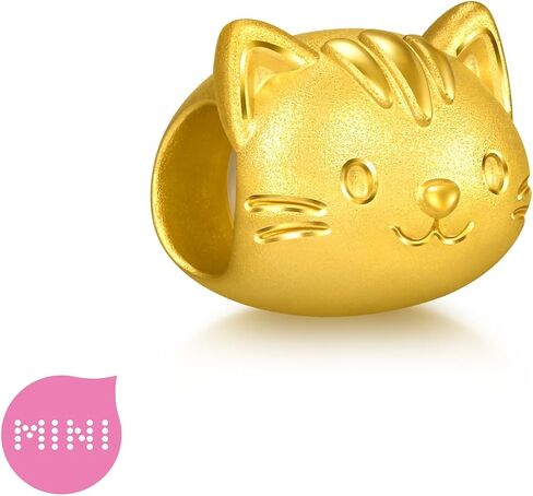 CHOW SANG SANG 999 Gold Charme Kitty Cat Charm Bracelet for Women & Men 17cm 96350C in Saudi Arabia