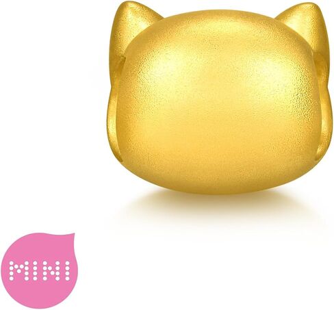 CHOW SANG SANG 999 Gold Charme Kitty Cat Charm Bracelet for Women & Men 17cm 96350C in Saudi Arabia