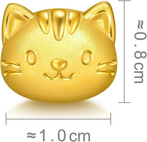 CHOW SANG SANG 999 Gold Charme Kitty Cat Charm Bracelet for Women & Men 17cm 96350C in Saudi Arabia
