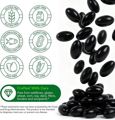 Ashwagandha Extract Softgels, 300 Softgels - with MCT Oil & Black Pepper - Herbal Supplement for Relaxation & Calm Mood in Kuwait