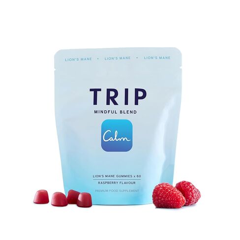 Trip Ashwagandha Gummies with Vitamin D12, B Vitamins, 3000mg Ashwagandha KSM 66 Per Serving, Vegan, Naturally Flavored On The Go Chewable Gummy, Juicy Cherry Flavor, 1 Bag, 60 Count in Saudi Arabia