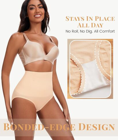 Tummy Control Underwear Women Seamless High Waisted Shapewear Panties in Saudi Arabia