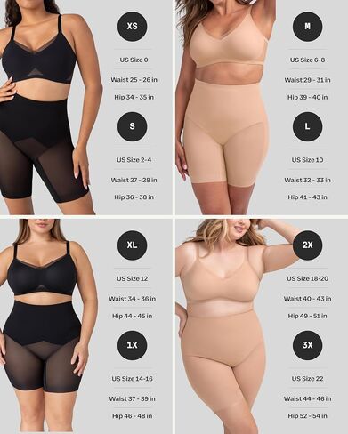 HONEYLOVE Mid-Waist Short - Strong Compression Shapewear for Women in Kuwait