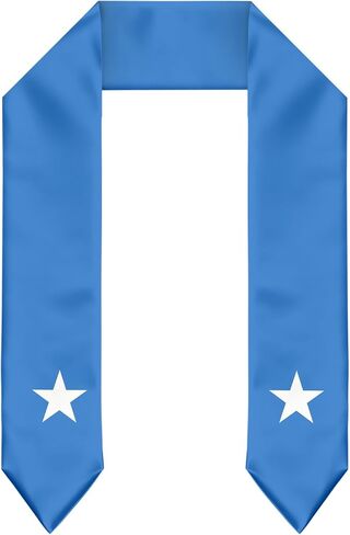 Somalia Flag Graduation Stole Graduation Sash Scarf for International Student Abroad Adult Unisex in Saudi Arabia