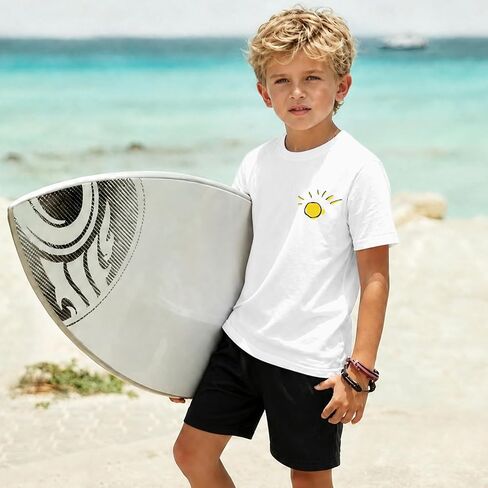 BeWithYou Boys Beach Shirt Take Me to The Beach Graphic Tees Hawaiian T Shirts for Kids Casual Summer Vacation Sunshine Tops in Kuwait