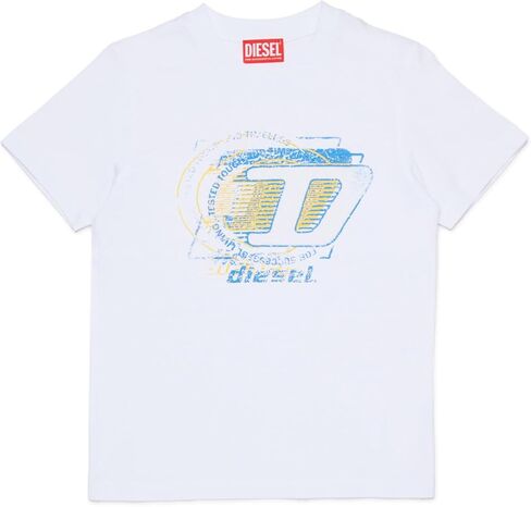 Diesel Boys' T-Shirt with Logo in Kuwait