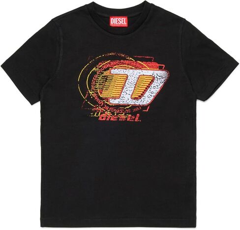 Diesel Boys' T-Shirt with Logo in Kuwait