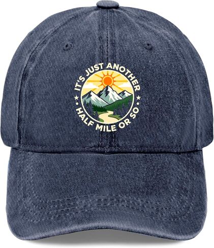 It's Just Another Half Mile Or So Hats for Mens Fashion Washed Distressed in Kuwait