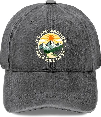 It's Just Another Half Mile Or So Hats for Mens Fashion Washed Distressed in Kuwait