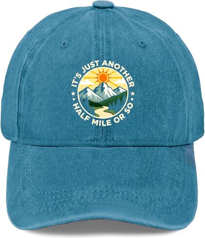 It's Just Another Half Mile Or So Hats for Mens Fashion Washed Distressed in Kuwait