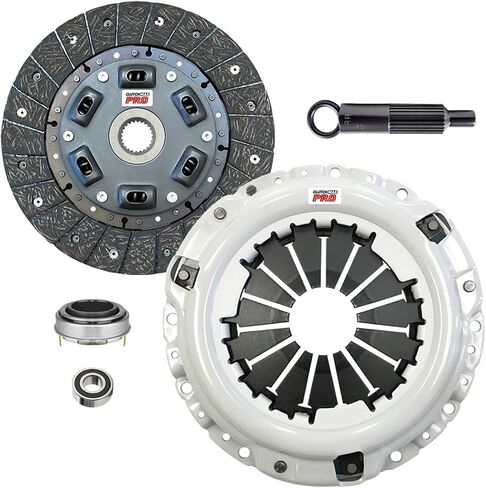ClutchMaxPRO Performance Stage 2 Clutch Kit & Chromoly Flywheel Compatible with 1990-1991 Acura Integra GS LS RS B18 S1 Y1 cable transmission (CP08017HDLSF-ST2) in Saudi Arabia