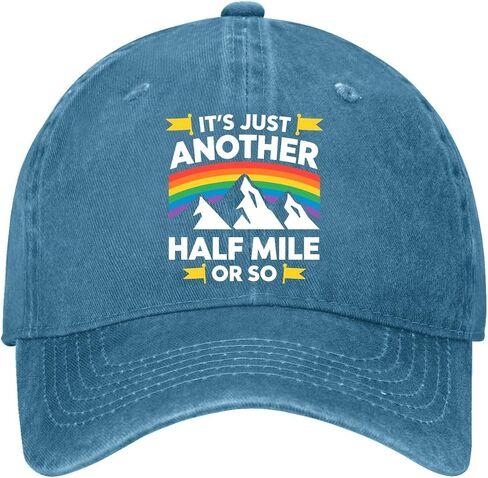It's Just Another Half Mile Or So Hats for Womens Funny Washed Distressed in Kuwait
