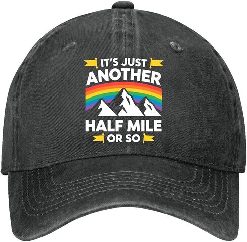 It's Just Another Half Mile Or So Hats for Womens Funny Washed Distressed in Kuwait