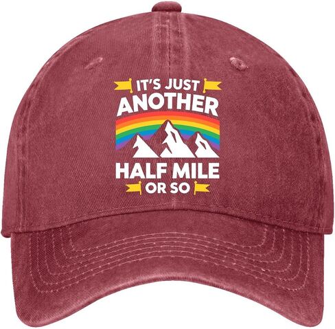 It's Just Another Half Mile Or So Hats for Womens Funny Washed Distressed in Kuwait