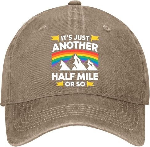 It's Just Another Half Mile Or So Hats for Womens Funny Washed Distressed in Kuwait