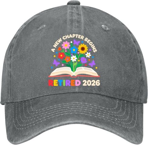A New Chapter Begins Retired 2026 Hat for Mens Aesthetic Washed Distressed in Kuwait