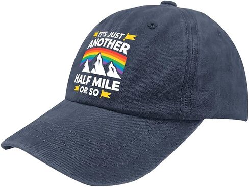 It's Just Another Half Mile Or So Hat for Women Stylish Washed Distressed in Kuwait