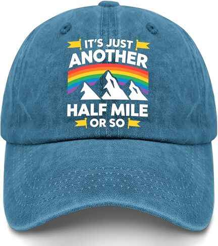 It's Just Another Half Mile Or So Hat for Women Stylish Washed Distressed in Kuwait