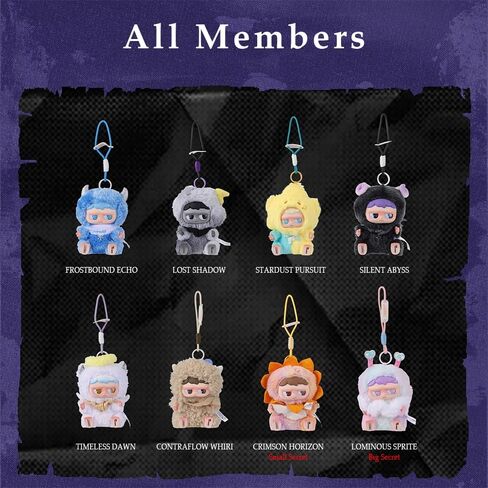 Monboo Emotional Weather Station Series Plush Cute keychain Blind Box (1 of 8 Possible Styles) Monboo Key Ring Collectible Birthday Gifts (V3-1Pc Blind Box) in Kuwait