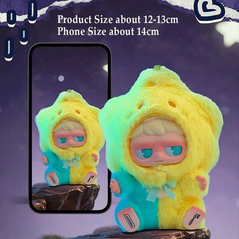 Monboo Emotional Weather Station Series Plush Cute keychain Blind Box (1 of 8 Possible Styles) Monboo Key Ring Collectible Birthday Gifts (V3-1Pc Blind Box) in Kuwait