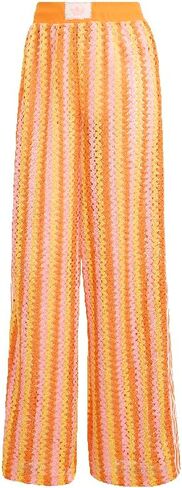 adidas Womens Summer Glow Firebird Pants Casual - Orange in Kuwait