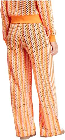 adidas Womens Summer Glow Firebird Pants Casual - Orange in Kuwait