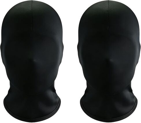 SHEVERCH 2 Pack Costume Full Face Mask Halloween Cosplay Hood Party Head Mask Unisex in Saudi Arabia