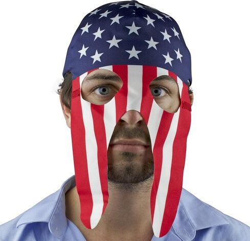 Maccabi Art USA Fan Mask and Hat Combo for Parties or Sporting Events in Saudi Arabia