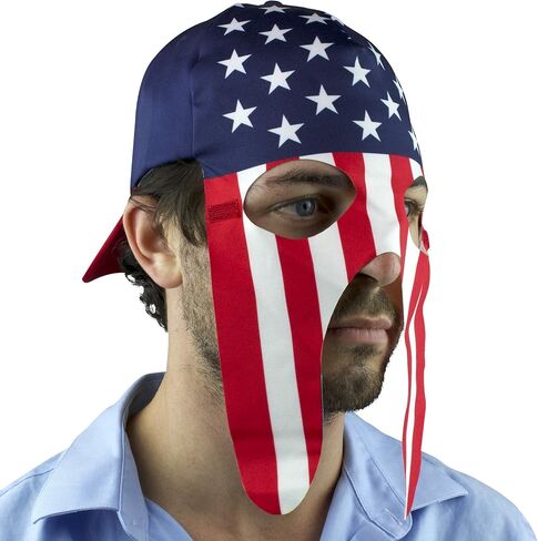 Maccabi Art USA Fan Mask and Hat Combo for Parties or Sporting Events in Saudi Arabia