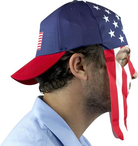 Maccabi Art USA Fan Mask and Hat Combo for Parties or Sporting Events in Saudi Arabia