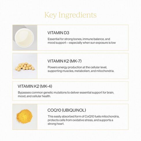 CYMBIOTIKA Liposomal Vitamin B12 + B6 & Vitamin D3 + K2 + CoQ10, Cellular Energy, Joint + Bone, Brain + Heart Health, Nerve Function, Immune Support, High Absorption, 2 x 12 5 mL Liquid Supplements in Saudi Arabia