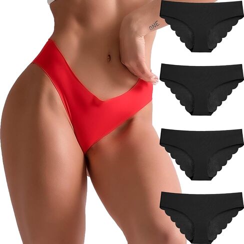 VISSAY Womens Seamless Underwear Breathable Stretch Bikini Panties in Saudi Arabia