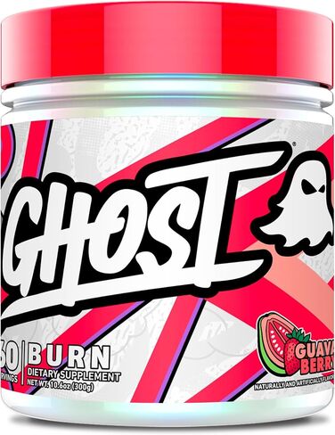 GHOST Burn Weight Management Powder, Kiwi Strawberry (60 Servings) - Metabolism & Energy Support Supplement for Men & Women - Natural Caffeine, L-Carnitine & L-Tyrosine - Soy & Sugar-Free, Vegan in Saudi Arabia