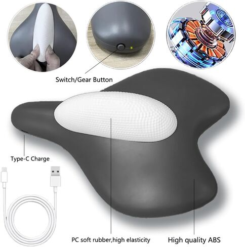 Kegel Exerciser for Men, Sit-On-Top Kegel Exerciser,Used for Bladder Support Tightening and strengthening Muscle Control Training, Endurance Muscle Recovery, and Kegel Relaxation Training（Grey） in Saudi Arabia